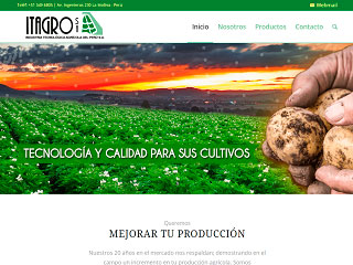 Diseño web empresarial Itagro